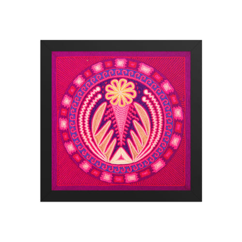 Huichol Yarn Painting Print • M - 08 - Huichol Arts