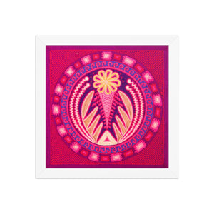 Huichol Yarn Painting Print • M - 08 - Huichol Arts