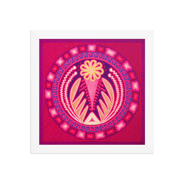Huichol Yarn Painting Print • M - 08 - Huichol Arts