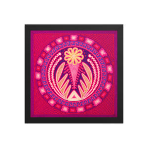 Huichol Yarn Painting Print • M - 08 - Huichol Arts