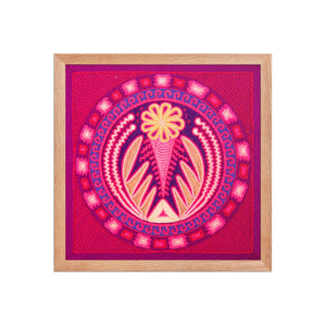 Huichol Yarn Painting Print • M - 08 - Huichol Arts