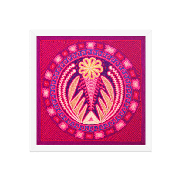 Huichol Yarn Painting Print • M - 08 - Huichol Arts