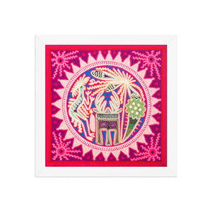 Huichol Yarn Painting Print • M - 09 - Huichol Arts
