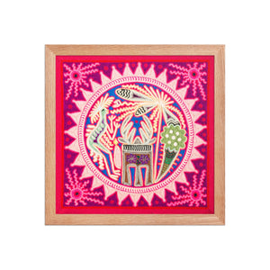 Huichol Yarn Painting Print • M - 09 - Huichol Arts