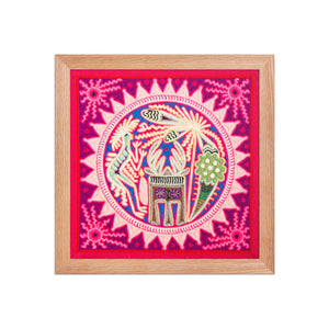 Huichol Yarn Painting Print • M - 09 - Huichol Arts