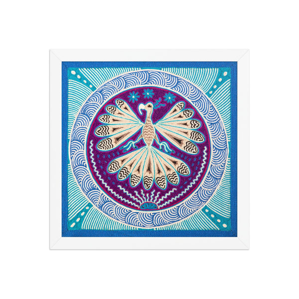 Huichol Yarn Painting Print • M - 10 - Huichol Arts