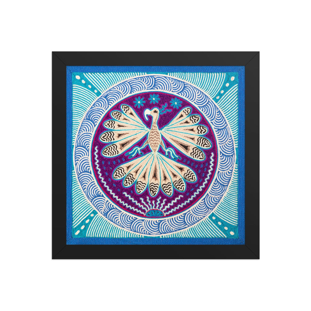 Huichol Yarn Painting Print • M - 10 - Huichol Arts