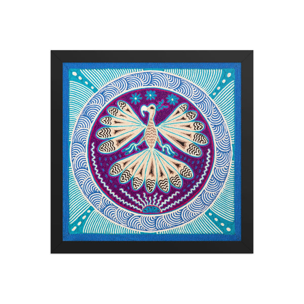 Huichol Yarn Painting Print • M - 10 - Huichol Arts