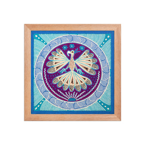 Huichol Yarn Painting Print • M - 10 - Huichol Arts