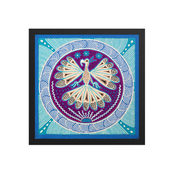Huichol Yarn Painting Print • M - 10 - Huichol Arts
