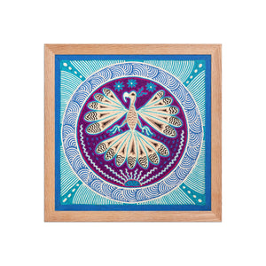 Huichol Yarn Painting Print • M - 10 - Huichol Arts