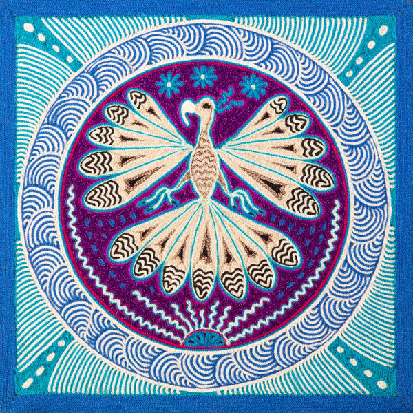 Huichol Yarn Painting Print • M - 10 - Huichol Arts