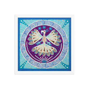 Huichol Yarn Painting Print • M - 10 - Huichol Arts