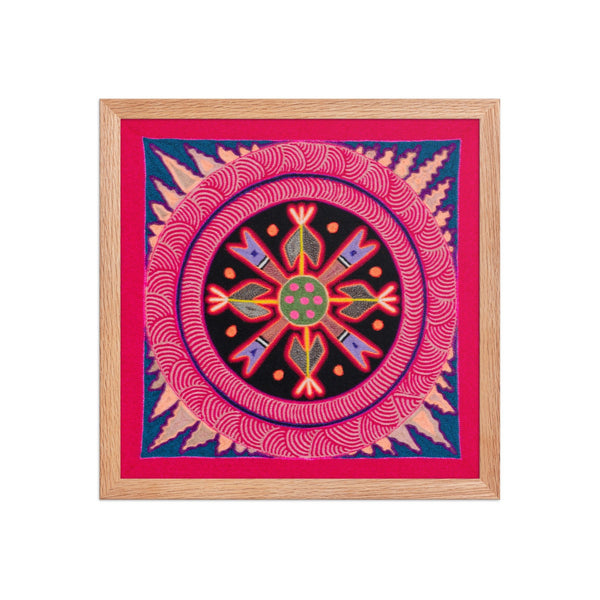 Huichol Yarn Painting Print • M - 11 - Huichol Arts