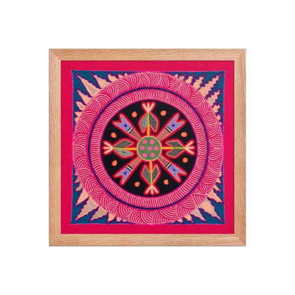 Huichol Yarn Painting Print • M - 11 - Huichol Arts
