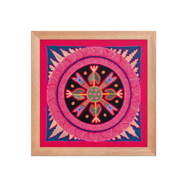 Huichol Yarn Painting Print • M - 11 - Huichol Arts