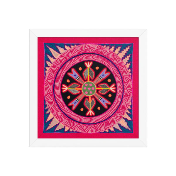 Huichol Yarn Painting Print • M - 11 - Huichol Arts