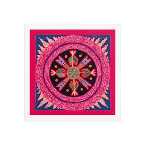 Huichol Yarn Painting Print • M - 11 - Huichol Arts