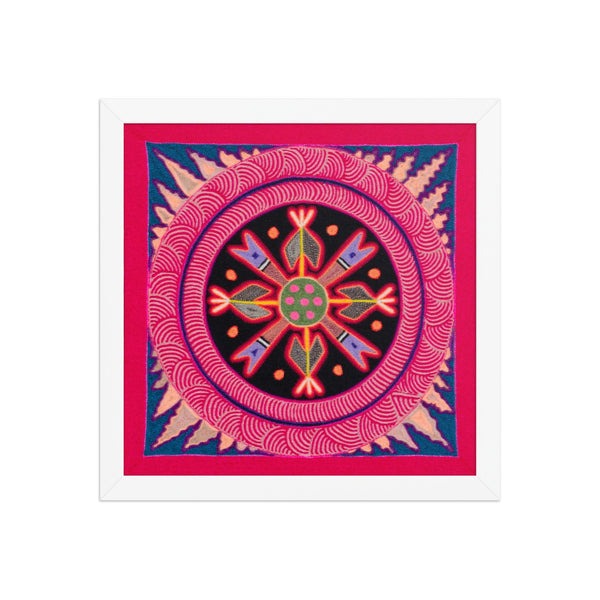 Huichol Yarn Painting Print • M - 11 - Huichol Arts