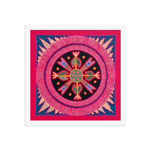 Huichol Yarn Painting Print • M - 11 - Huichol Arts