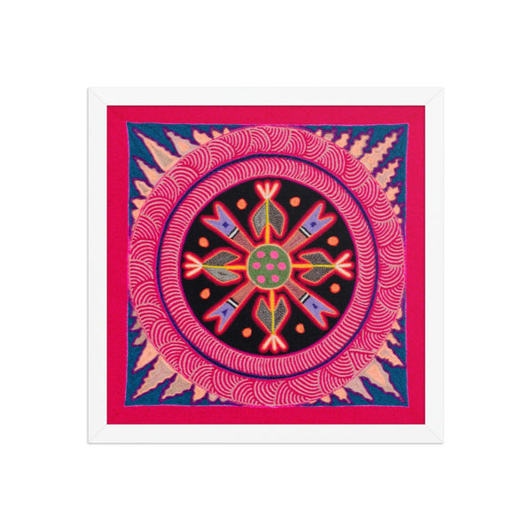 Huichol Yarn Painting Print • M - 11 - Huichol Arts