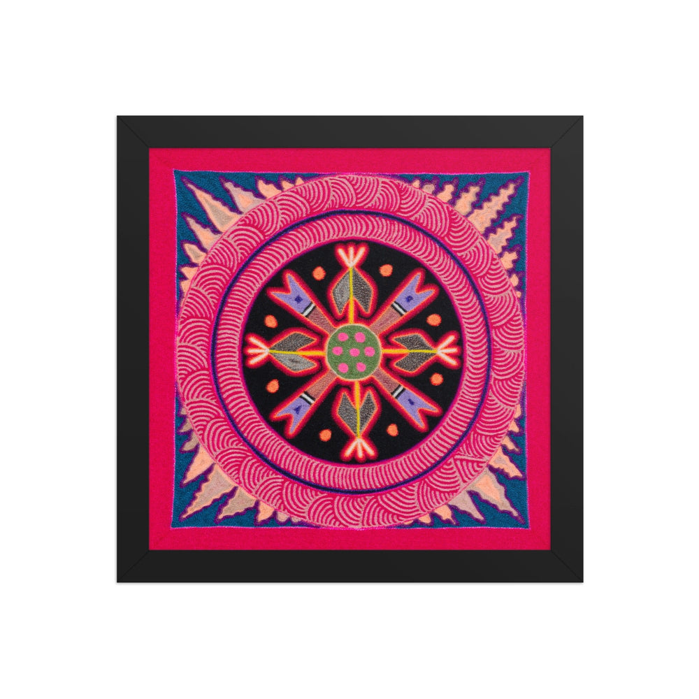 Huichol Yarn Painting Print • M - 11 - Huichol Arts