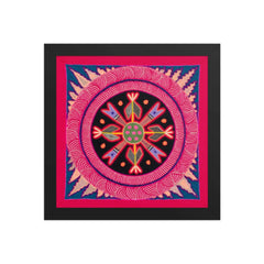 Huichol Yarn Painting Print • M - 11 - Huichol Arts