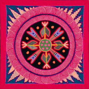 Huichol Yarn Painting Print • M - 11 - Huichol Arts