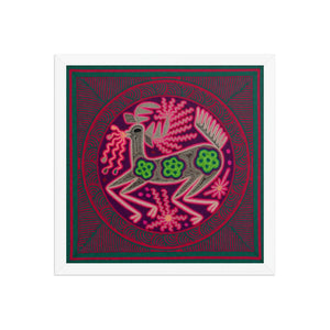 Huichol Yarn Painting Print • M - 12 - Huichol Arts