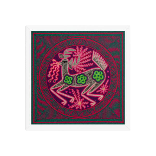Huichol Yarn Painting Print • M - 12 - Huichol Arts