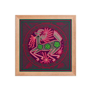 Huichol Yarn Painting Print • M - 12 - Huichol Arts