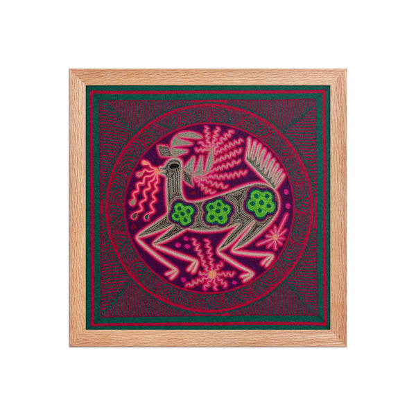 Huichol Yarn Painting Print • M - 12 - Huichol Arts