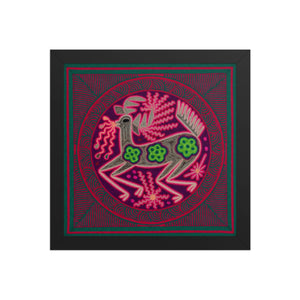 Huichol Yarn Painting Print • M - 12 - Huichol Arts