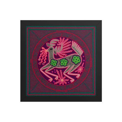Huichol Yarn Painting Print • M - 12 - Huichol Arts