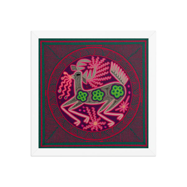 Huichol Yarn Painting Print • M - 12 - Huichol Arts