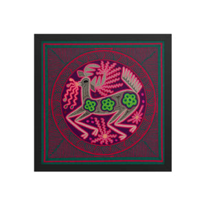 Huichol Yarn Painting Print • M - 12 - Huichol Arts