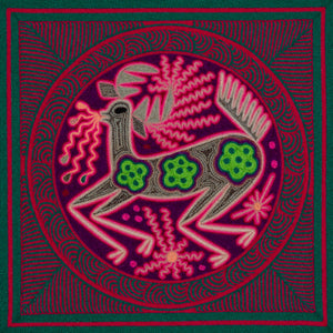 Huichol Yarn Painting Print • M - 12 - Huichol Arts
