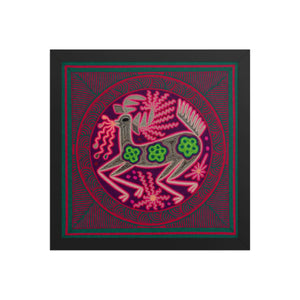 Huichol Yarn Painting Print • M - 12 - Huichol Arts
