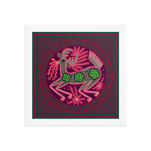 Huichol Yarn Painting Print • M - 12 - Huichol Arts