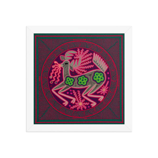 Huichol Yarn Painting Print • M - 12 - Huichol Arts