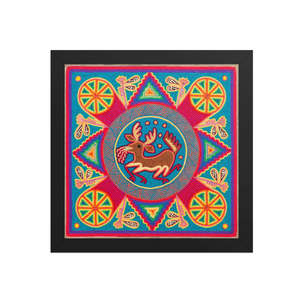 Huichol Yarn Painting Print • M - 14 - Huichol Arts