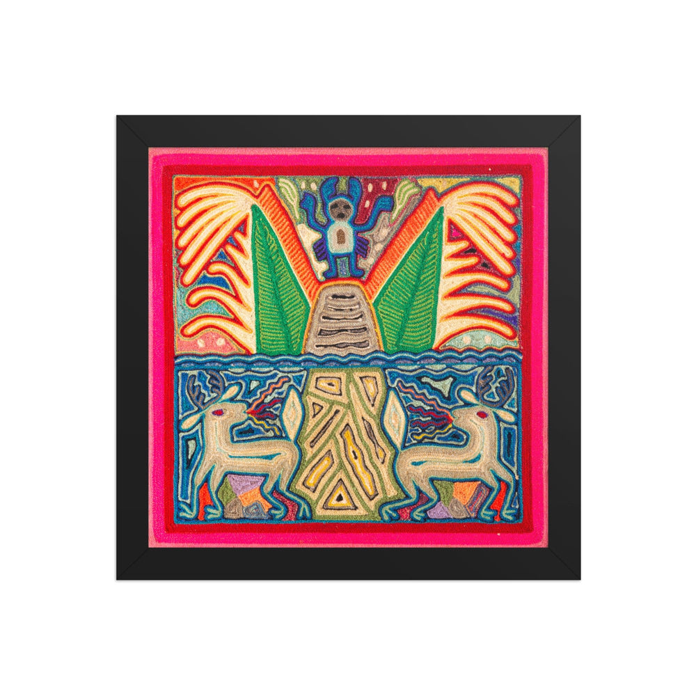 Huichol Yarn Painting Print • S - 01 - Huichol Arts