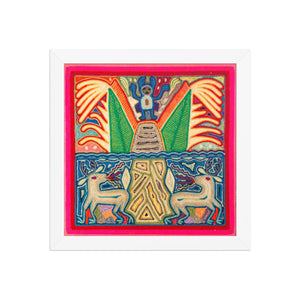 Huichol Yarn Painting Print • S - 01 - Huichol Arts