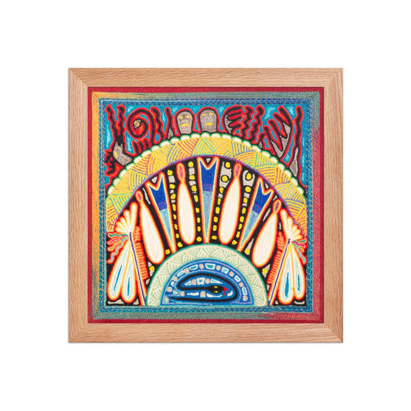 Huichol Yarn Painting Print • S - 02 - Huichol Arts