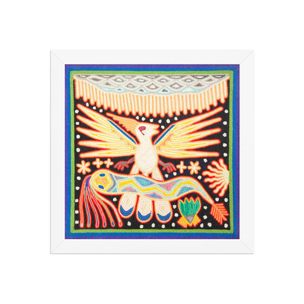 Huichol Yarn Painting Print • S - 03 - Huichol Arts