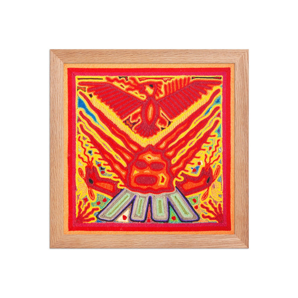 Huichol Yarn Painting Print • S - 04 - Huichol Arts