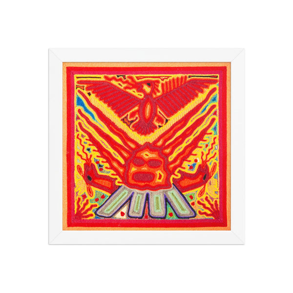 Huichol Yarn Painting Print • S - 04 - Huichol Arts