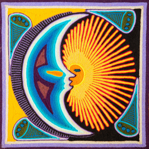 Huichol Yarn Painting Print • S - 05 - Huichol Arts