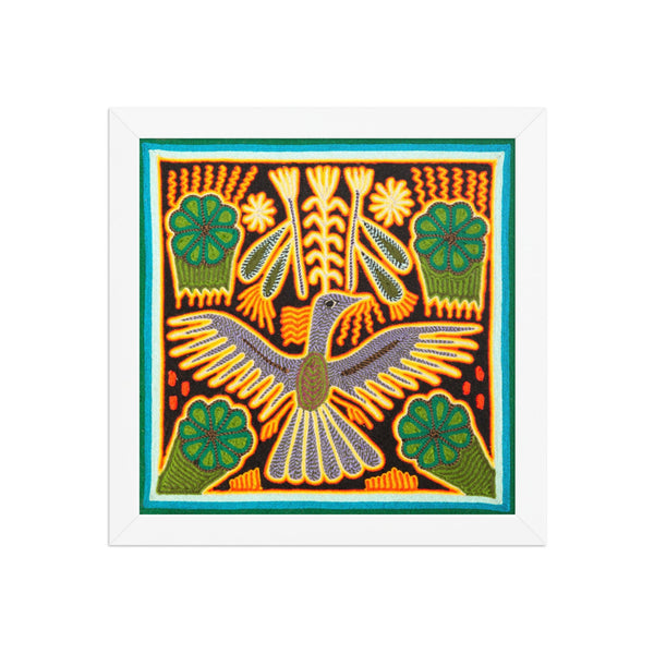 Huichol Yarn Painting Print • S - 06 - Huichol Arts