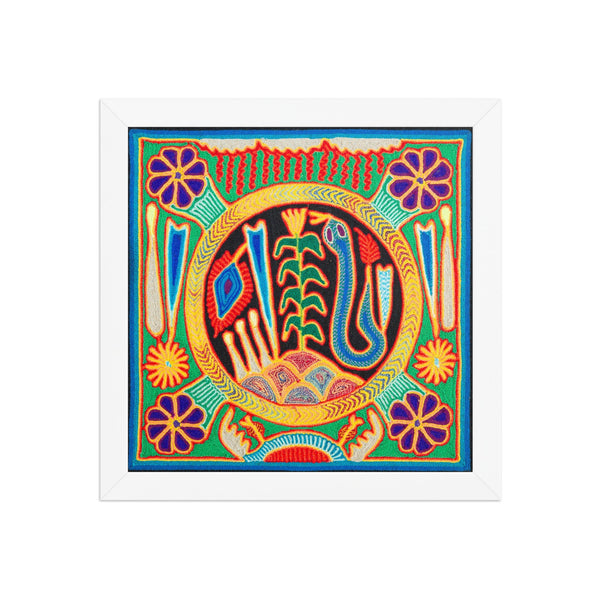 Huichol Yarn Painting Print • S - 10 - Huichol Arts